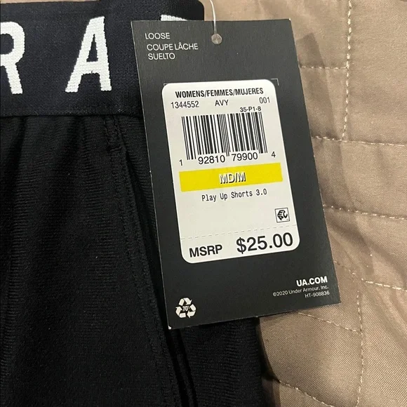 Under Armour Women's Athletic Black Shorts - Picture 2 of 4